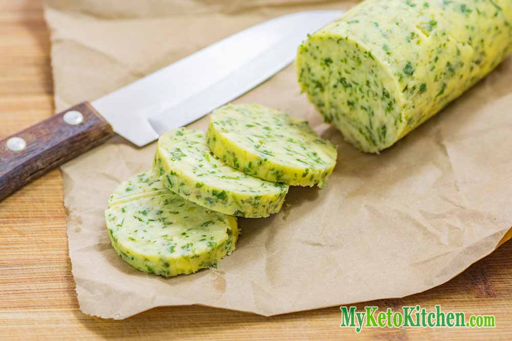 Pesto Herb Flavored Butter