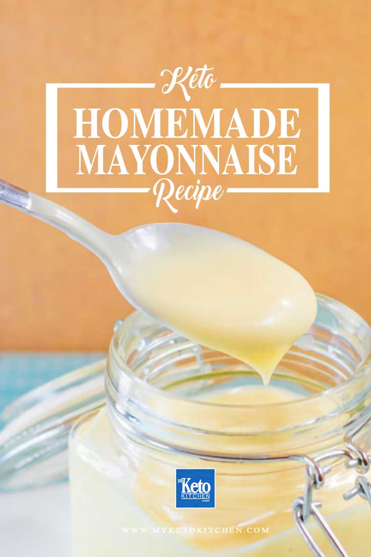 Keto Mayonnaise Recipe - Homemade Whole Egg - The Healthiest Mayo Around!