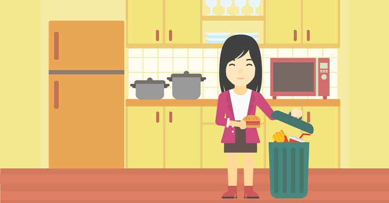 before starting a ketogenic diet throw out junk food