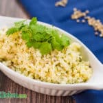 Low Carb Lime & Cilantro Cauliflower Rice