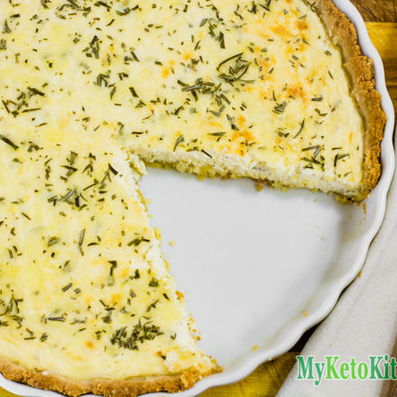 Ketogenic Three Cheese Pie