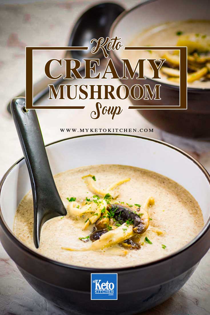 Low-Carb Keto Cream of Mushroom Soup Keto Cream of Mushroom Soup Low-Carb Ingredients