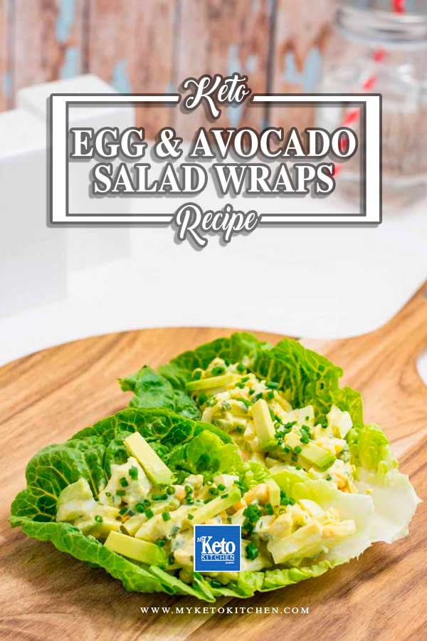 Keto Egg Salad Wraps With Avocado Ingredients