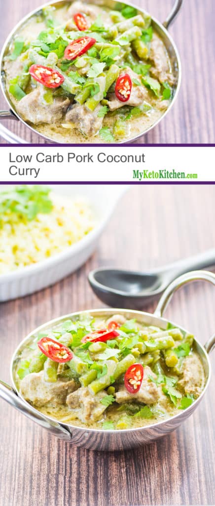 Fragrant Low Carb Pork Coconut Curry (Paleo, Keto, Gluten Free)