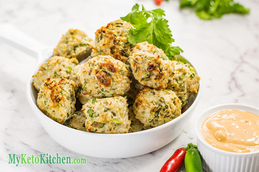 How To Make Keto Thai Chicken Meatballs with Low-Carb Dipping Sauce How To Make Keto Thai Chicken Meatballs with Low-Carb Dipping Sauce
