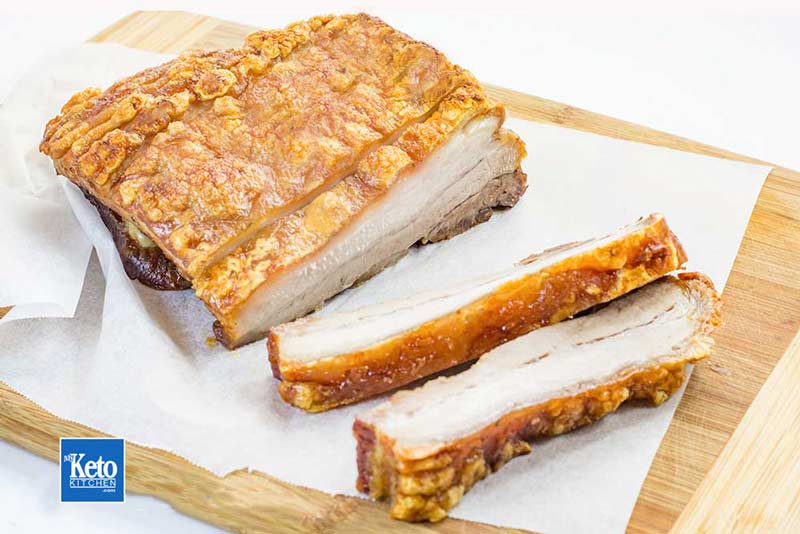 Roast Pork Belly With Crackling The Ideal Keto Dinner Recipe My Keto Kitchen