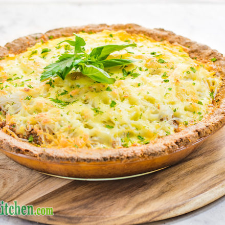 Low Carb Spaghetti Bolognese Pie