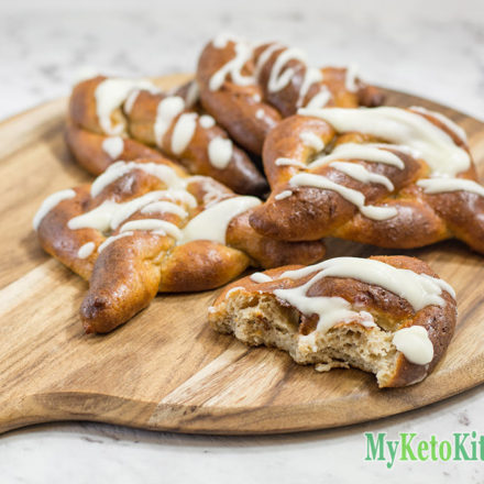 Low Carb Glazed Keto Pretzels