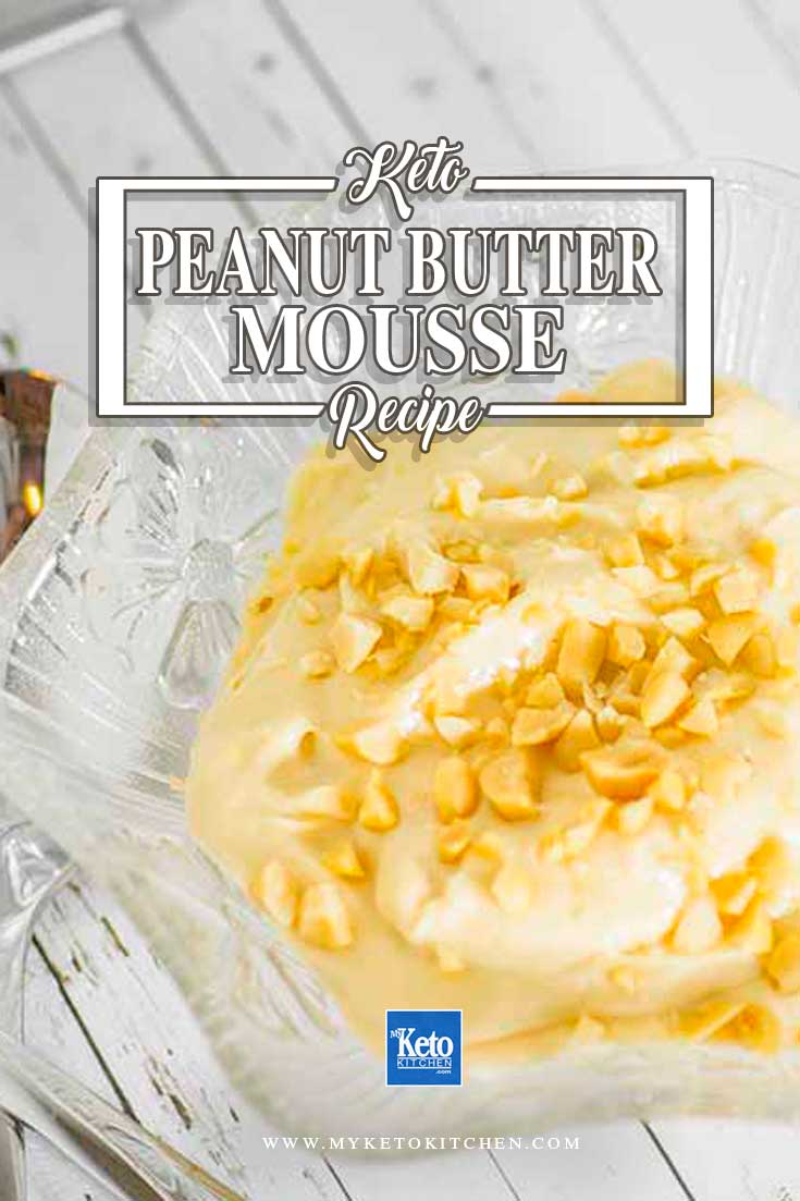 Keto peanut butter mousse 2g carbs my keto kitchen