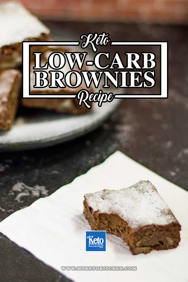 Low-Carb Brownies Recipe - Chocolate Macadamia Nut - Chewy & Sweet