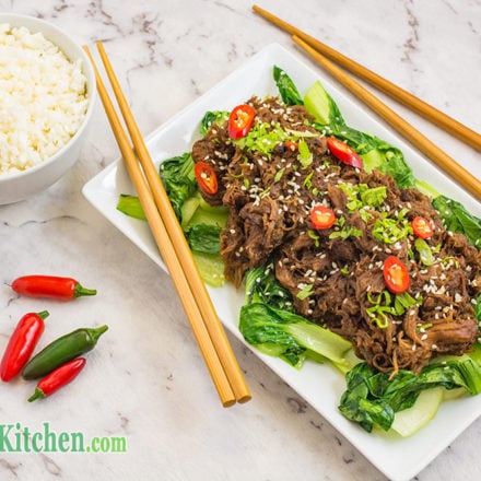 Asian keto shredded beef recipe