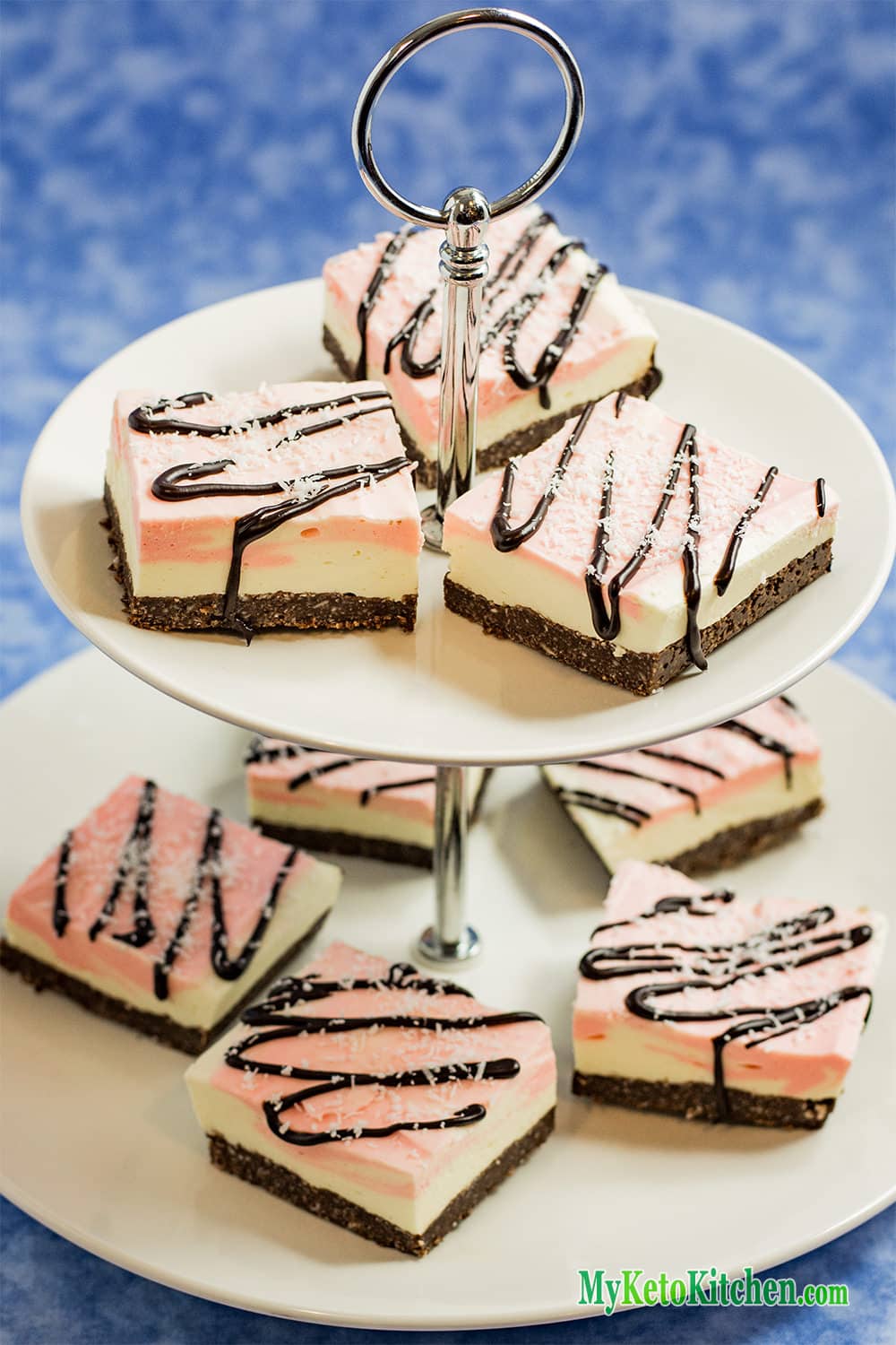 Keto "Cherry Ripe" Chocolate Coconut Bars