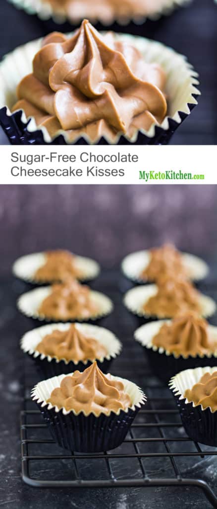 Sugar-Free Chocolate Cheesecake Kisses [Fat Bombs] (Keto, Low Carb, Gluten Free)