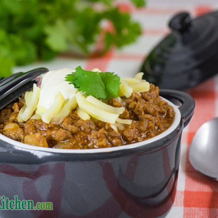 Low Carb Spicy Beef Chili