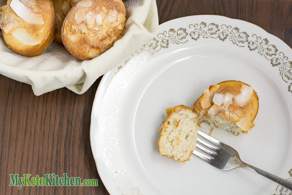 Low Carb Dairy-Free Vanilla Coconut Friands