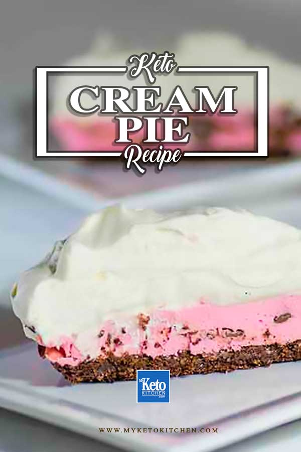 Keto cream pie
