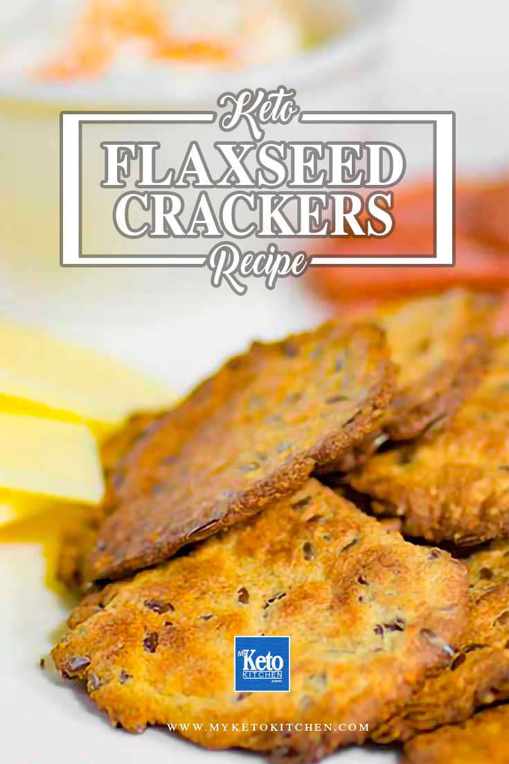 Keto Flaxseed and Parmesan Crackers