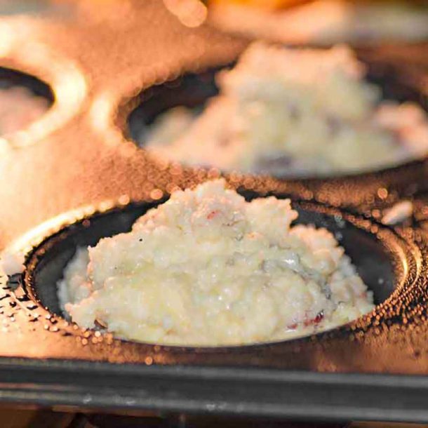 Keto Bacon & Sour Cream Muffins Recipe "LowCarb & Savoury"