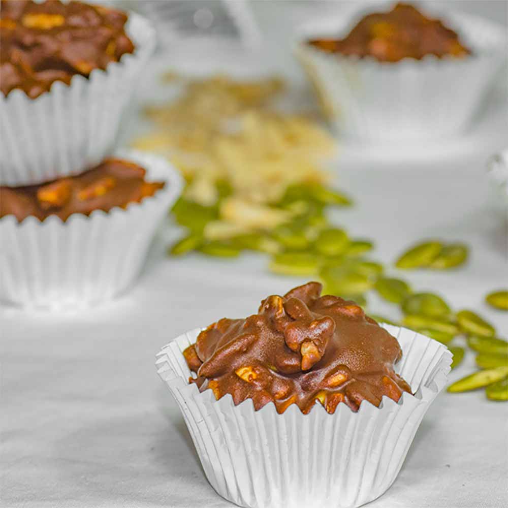 Low Carb Nutty Chocolate Cups Low Carb Nutty Chocolate Cups Recipe