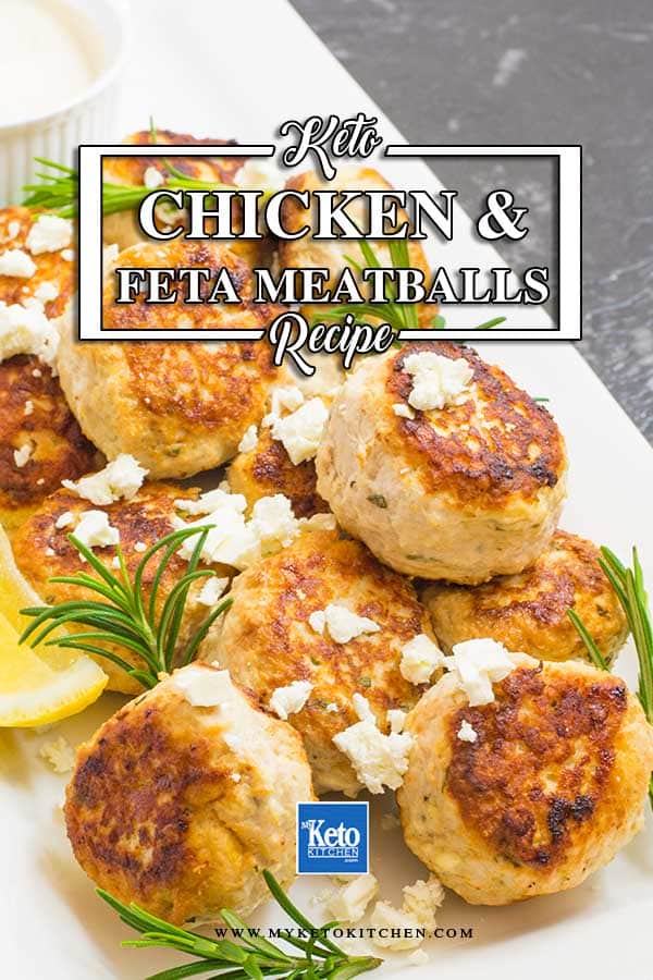 Keto Chicken and Feta Meatballs Recipe
