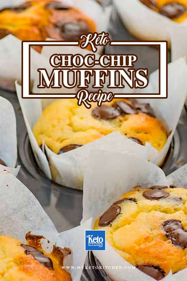 Chocolate Chip Keto Muffins Recipe