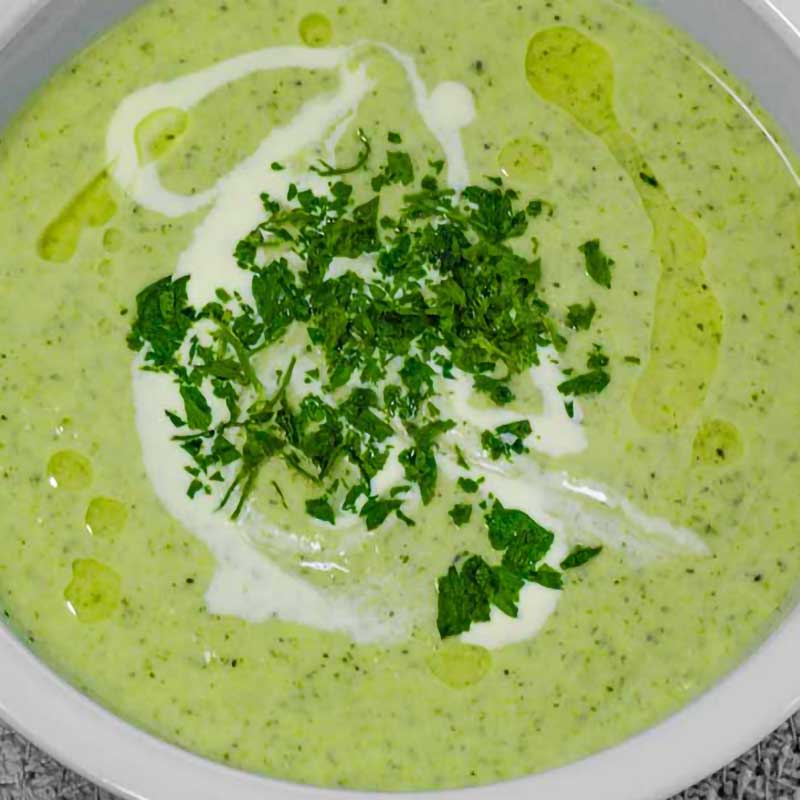 Keto Broccoli Leek Soup Recipe