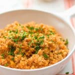 Low Carb Mexican Cauliflower Rice - easy keto side dish