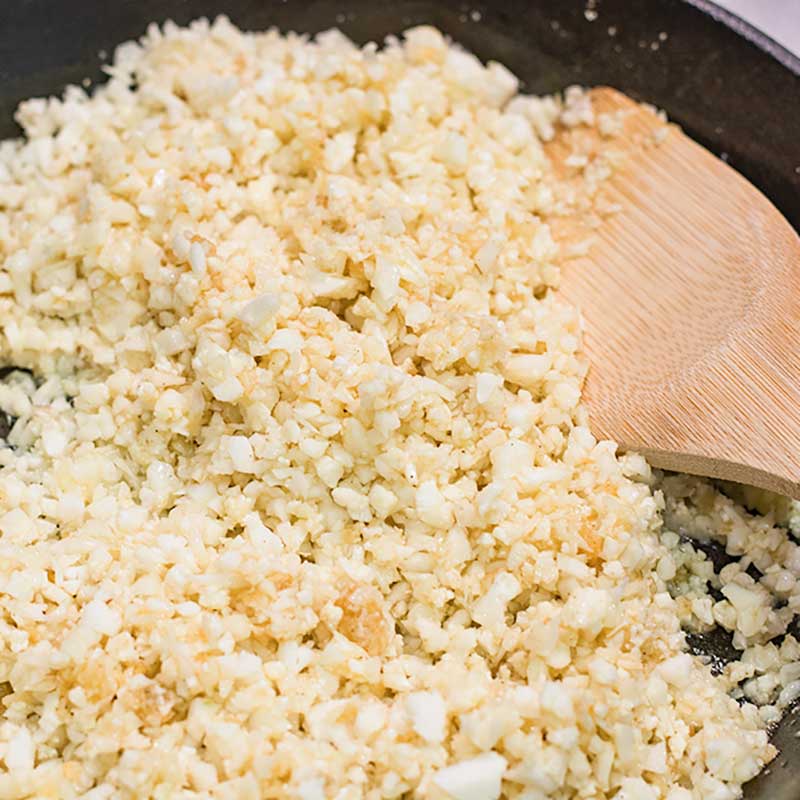 Low Carb Mexican Cauliflower Rice Ingredients - easy keto side dish