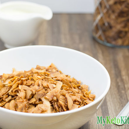 Low Carb Coconut Frosted Flakes Cereal