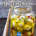 Easy To Make Marinated Bocconcini Mozzarella Balls