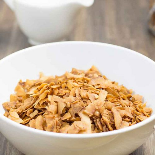 Keto Frosted Flakes Cereal Recipe - Low Carb “Corn Flakes Alternative”