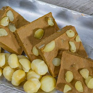 Low Carb Chocolate Macadamia Nut Fudge