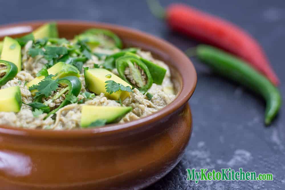 Keto Shredded Chicken - White Chilli