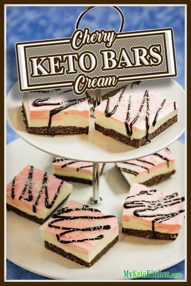 Delicious Keto Cherry Ripe Slice Recipe with Cookie Base