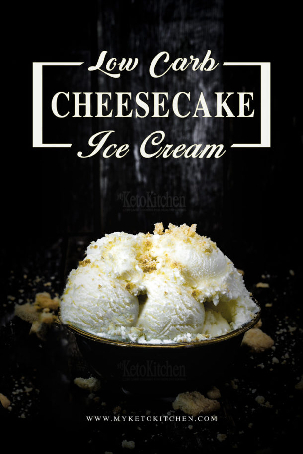 Keto Cheesecake Ice Cream - Smooth and Creamy