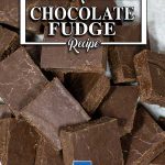 Keto Chocolate Fudge in a pile