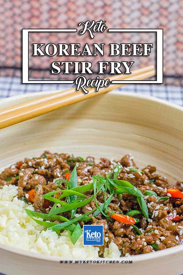 How to make Keto Korean Sticky Ground Beef Stir Fry