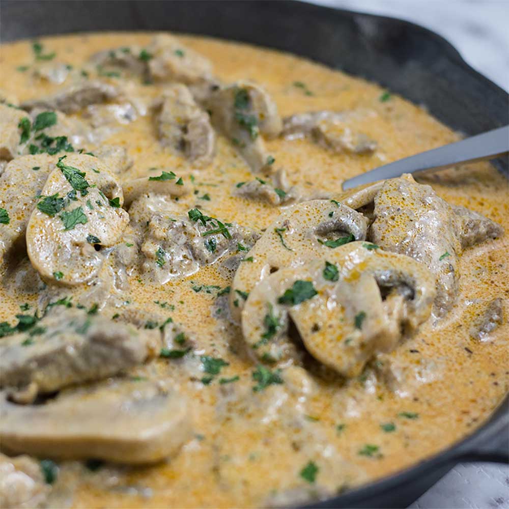 Keto Beef Stroganoff Recipe