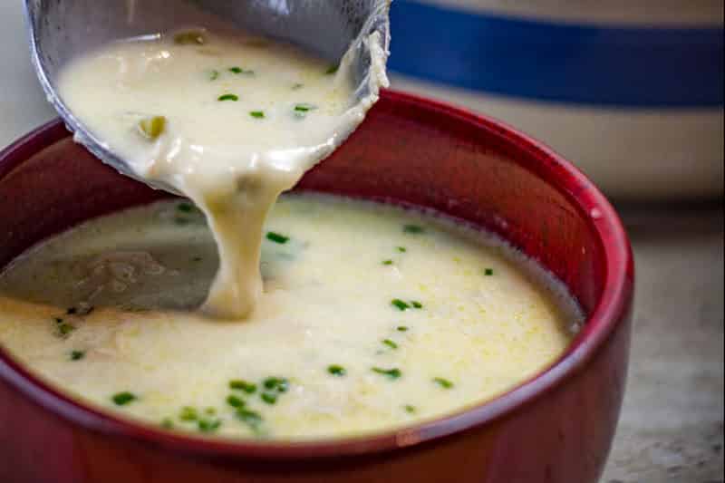 keto chicken soup creamy winter comfort food