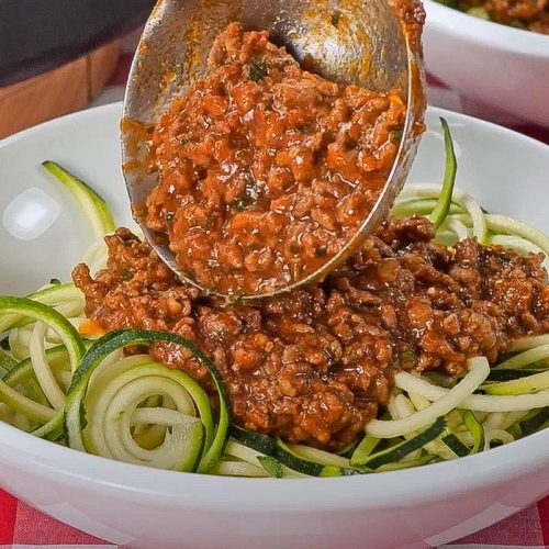 Keto spaghetti sauce recipe.