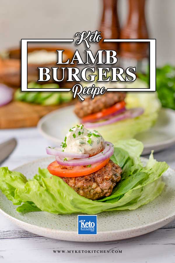 Keto Lamb & Halloumi Burgers