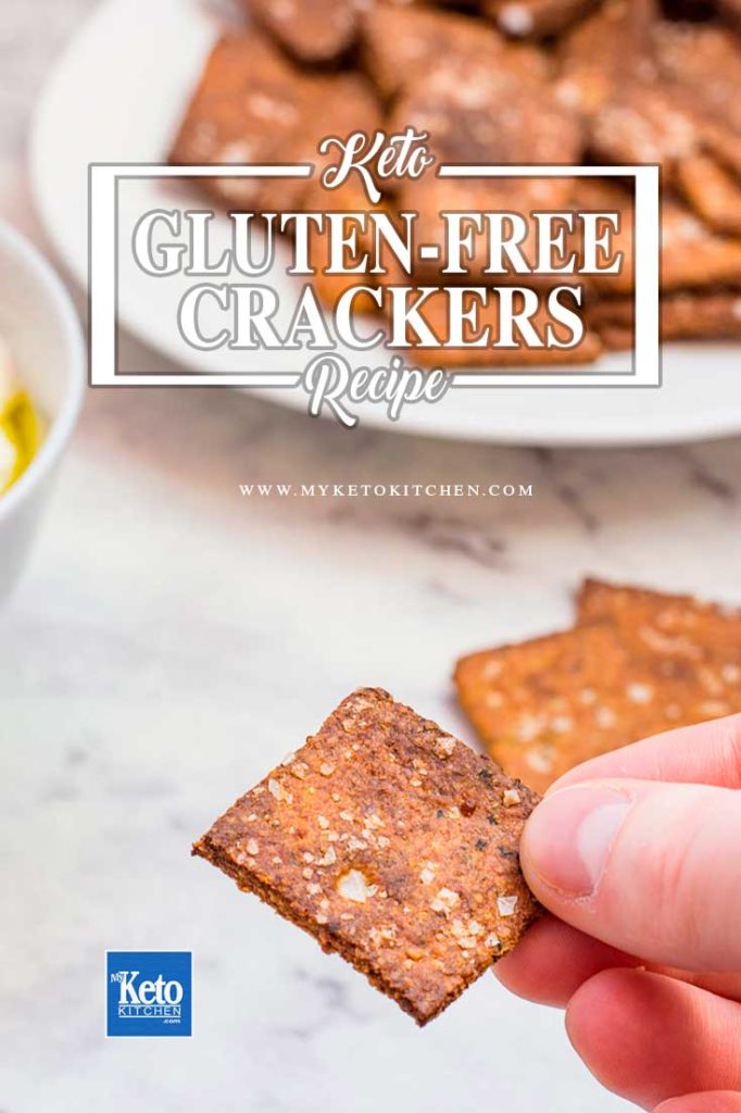 Gluten Free Crackers Recipe Low Carb Savory 100 Keto EASY!