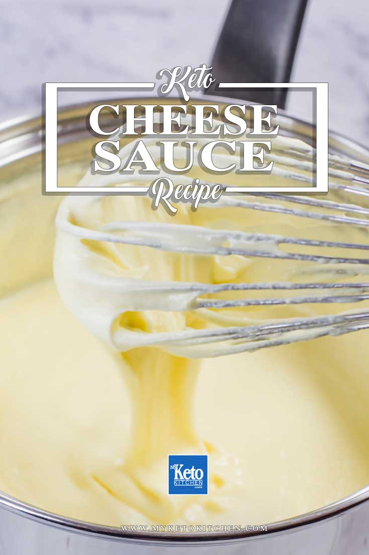 Keto cheese sauce low-carb "béchamel" white sauce