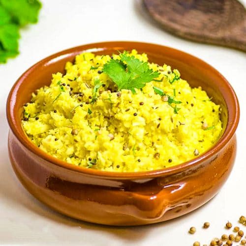 Best Indian Cauliflower Rice Recipe Fragrant Vegetarian Side Dish