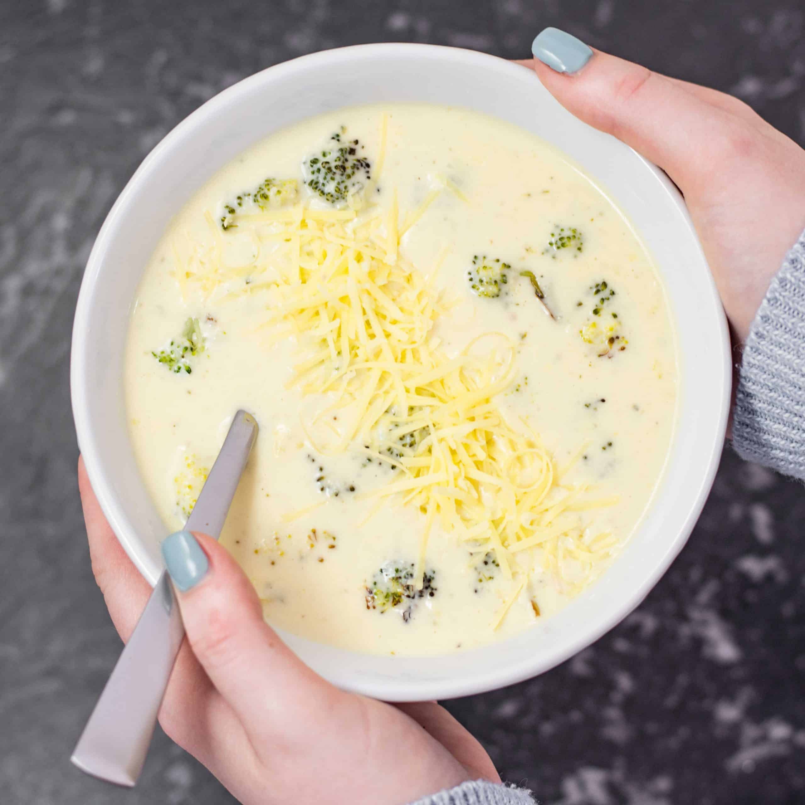 Keto Broccoli Cheese Soup Recipe