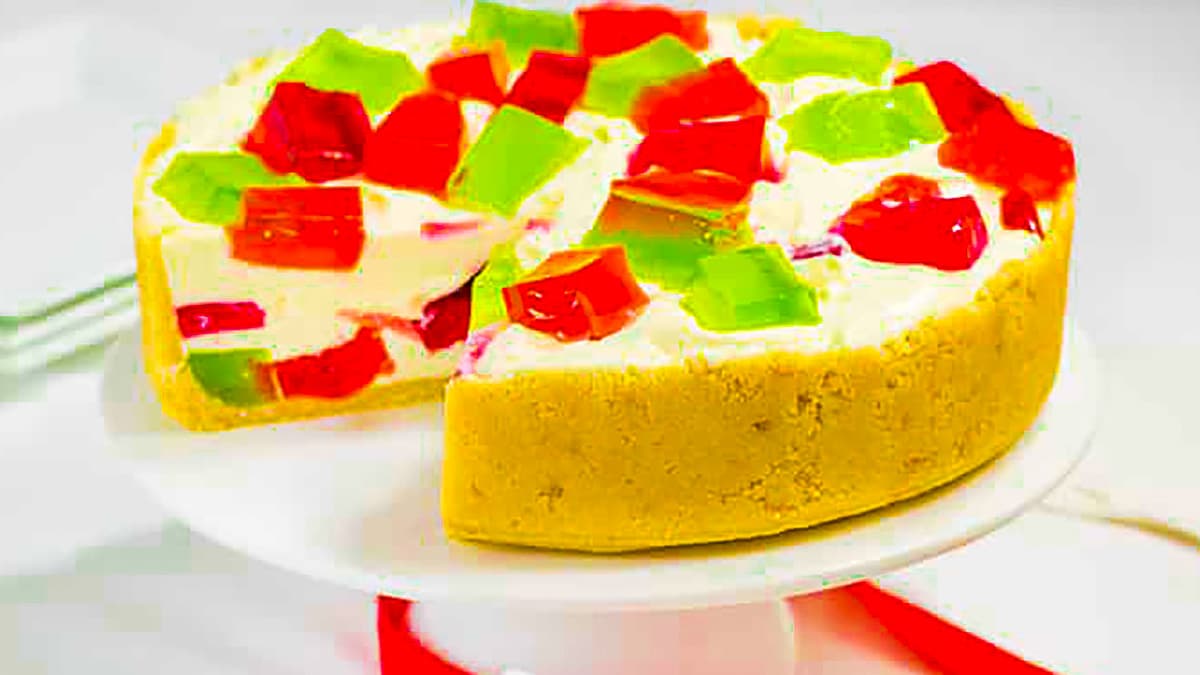 The Best Keto Jello Cheesecake Recipe No Bake by My Keto Kitchen