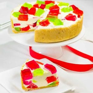 Keto jello cheesecake