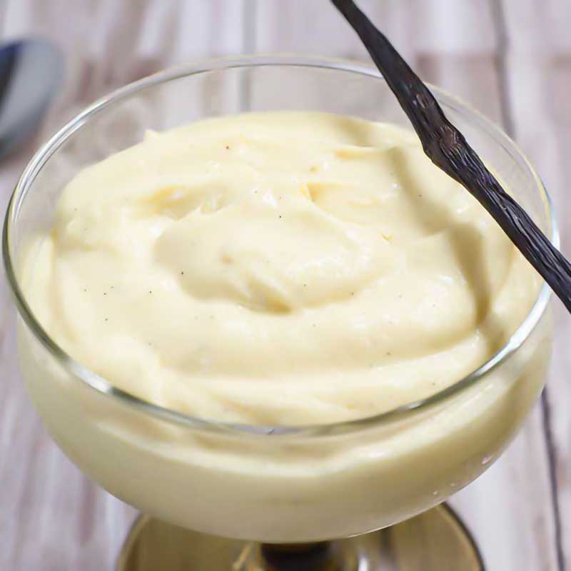 Keto Vanilla Pudding Recipe in a bowl