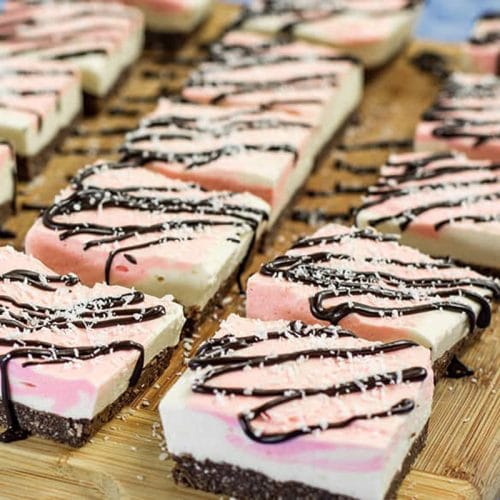 Delicious Keto Cherry Ripe Slice Recipe with Cookie Base