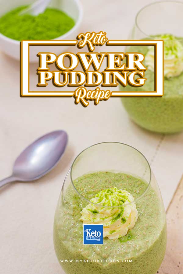 Keto Power Pudding Matcha MCT and Chia